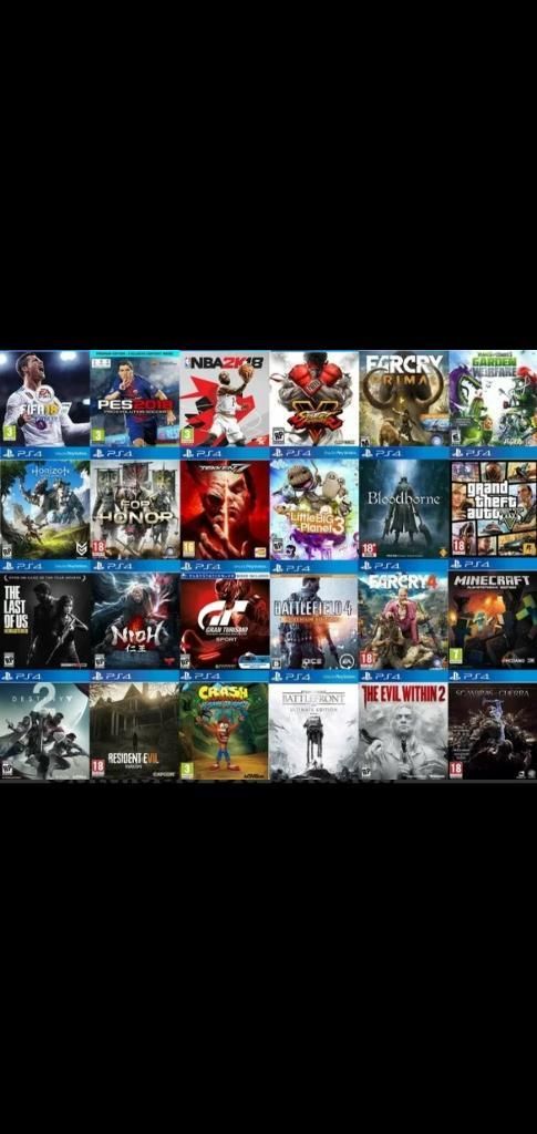 Juegos Ps4