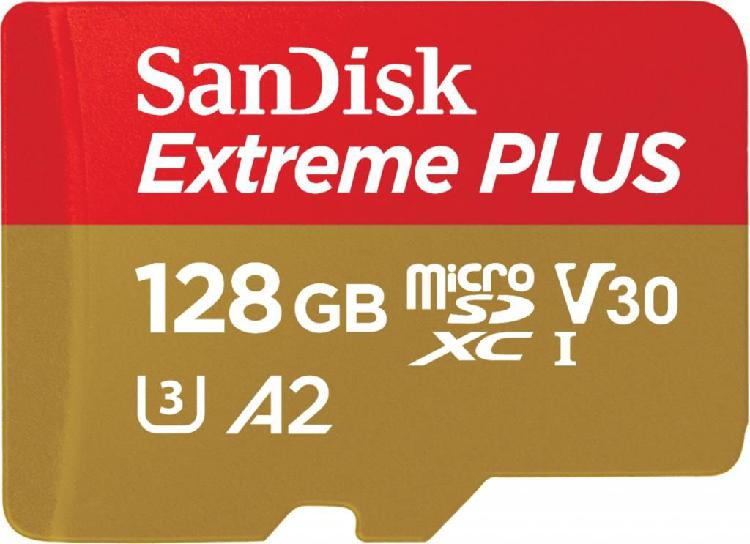 SanDisk - Extreme PLUS 128GB A2 4k Go Pro 3 meses gratis de
