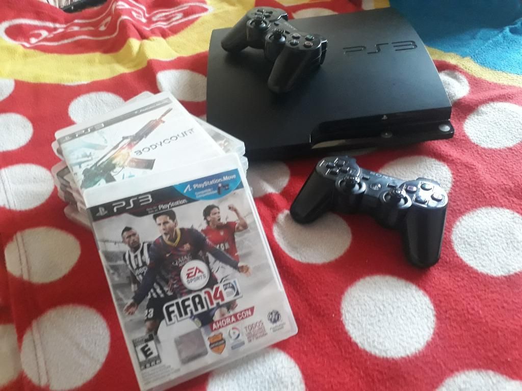 Se Vende Ps3 Slim 1 Tera