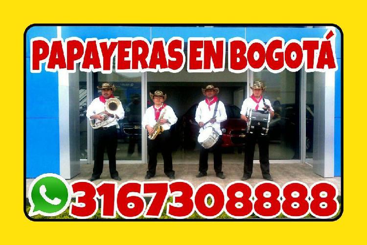 3167308888 bandas papayeras en Bogotá