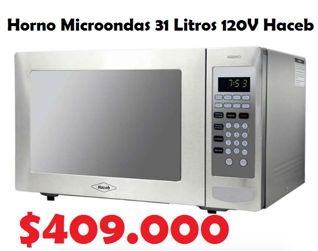 Horno Microondas 31 Litros 120V Haceb
