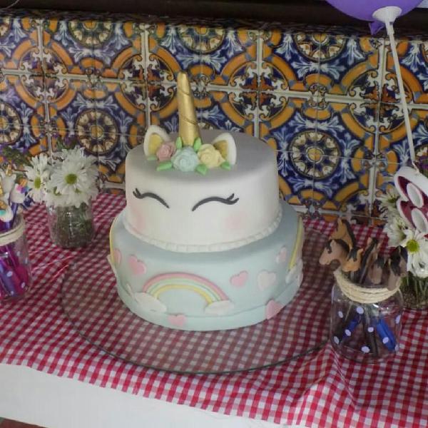 Torta Y Dulces de Unicornio