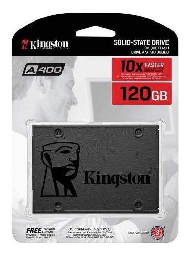 Disco Duro Solido Ssd 120gb Kingston Sata 6gb/s 550/450mb/s