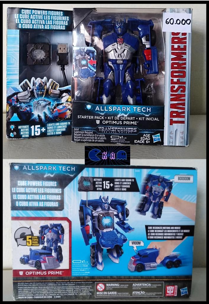 Figura Electrónica Transformers Allspark Tech Starter Pack