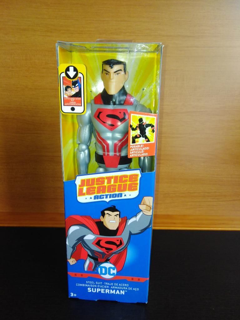 Figura de Acción Superman Traje de Acero