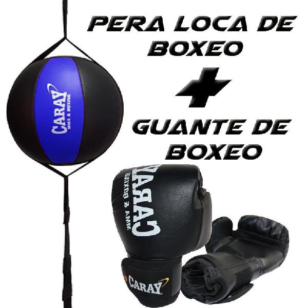 Pera Loca de Boxeo Sistema de Reata Ajustable Guante de