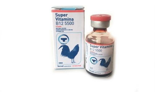 Super Vitamina B12 5500, Gallos Pelea X 30 Ml. Entrega Ya!