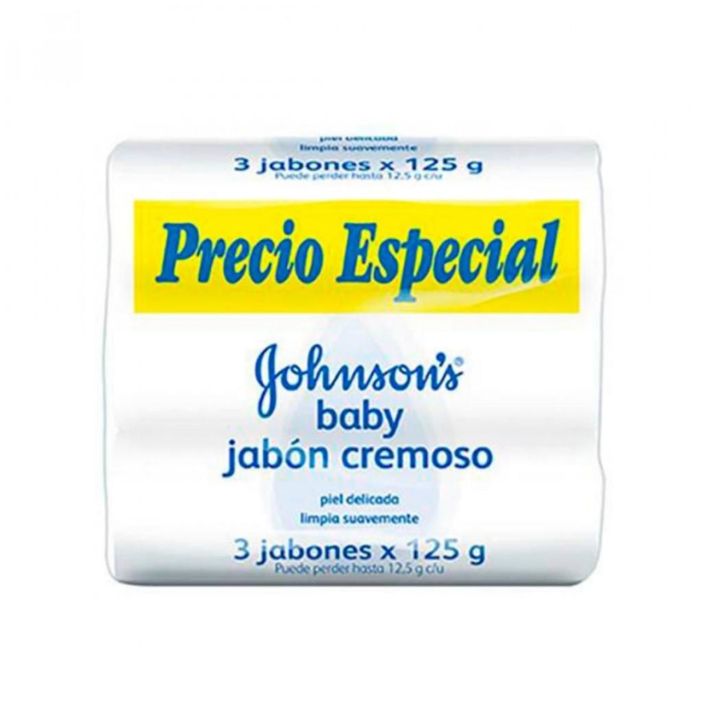 Tripack de jabón Johnsons baby