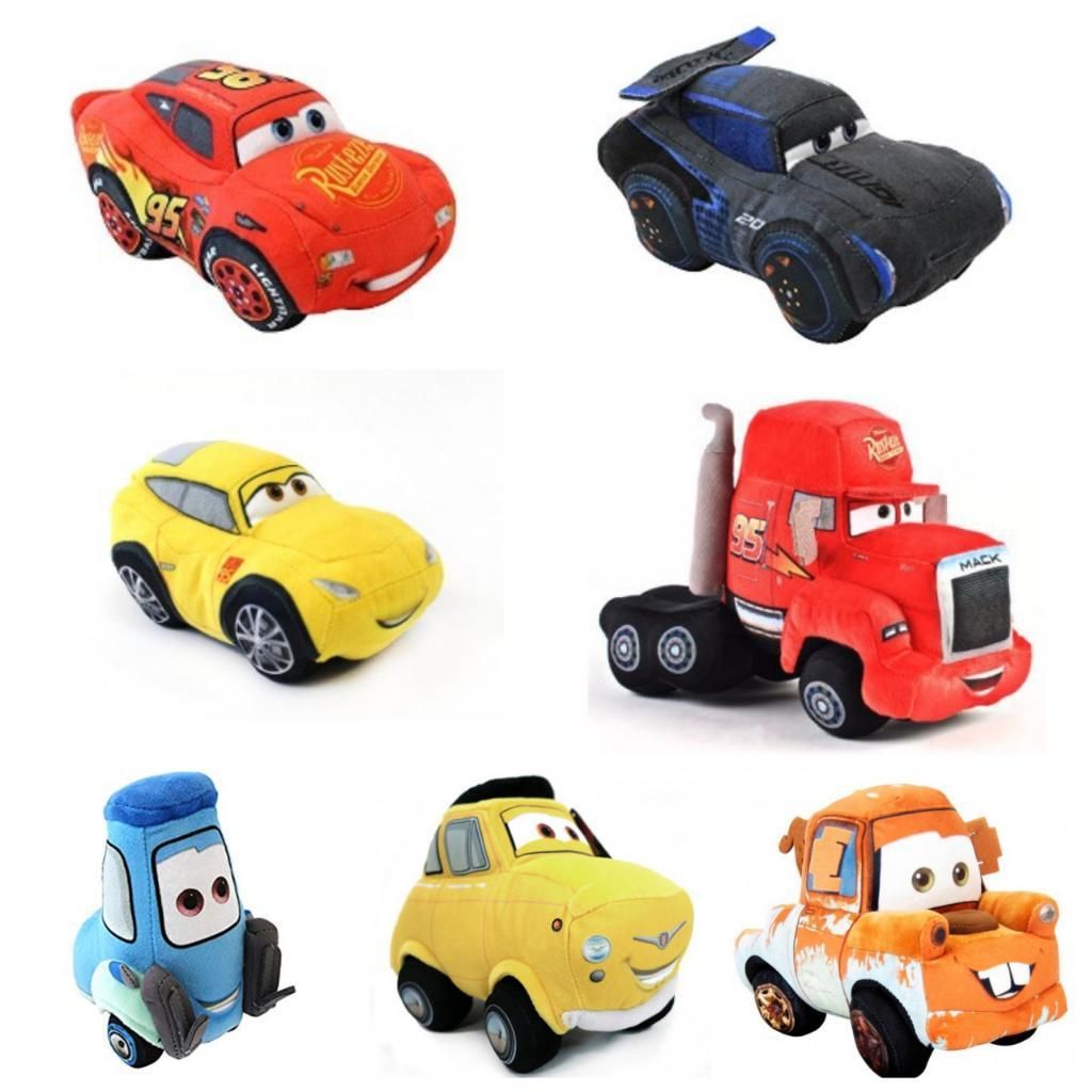 Cars Colección Completa de Peluches