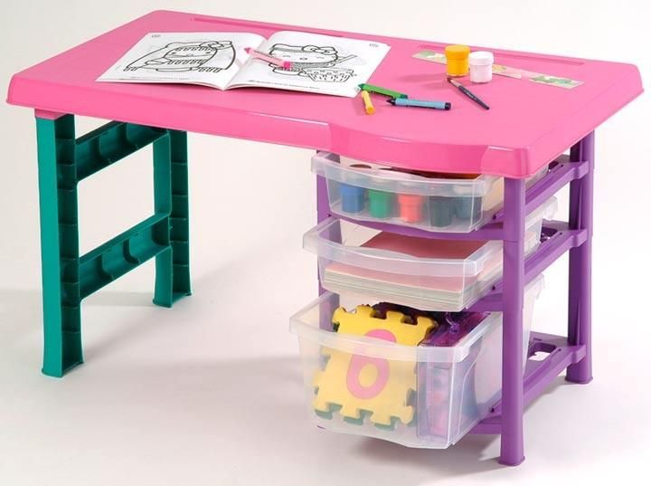 Escritorio Infantil Multicolor con Silla