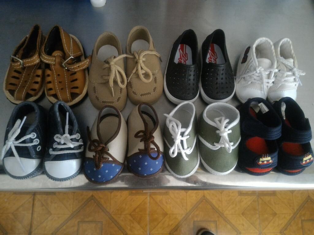 Zapatos Bebe hasta 6 Meses Lote 8 Ganga