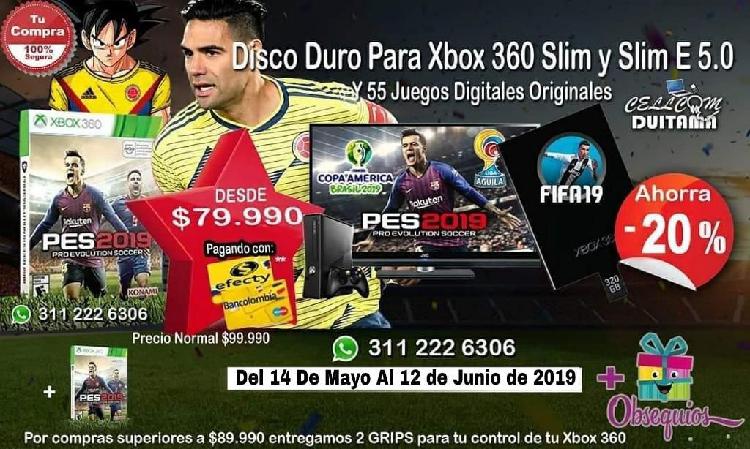 Disco Duro para Xbox 360 5.0 Y Obsequios