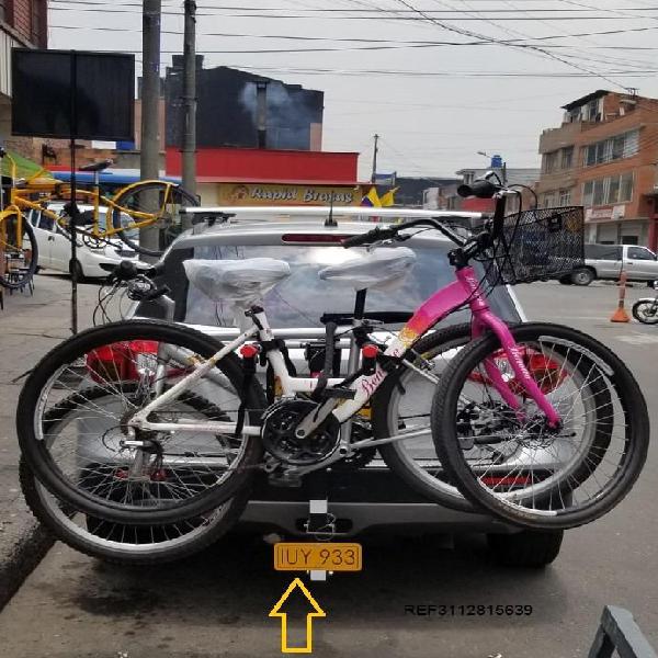 placas para porta bicicletas Y trailer CARROS DE COMIDAS