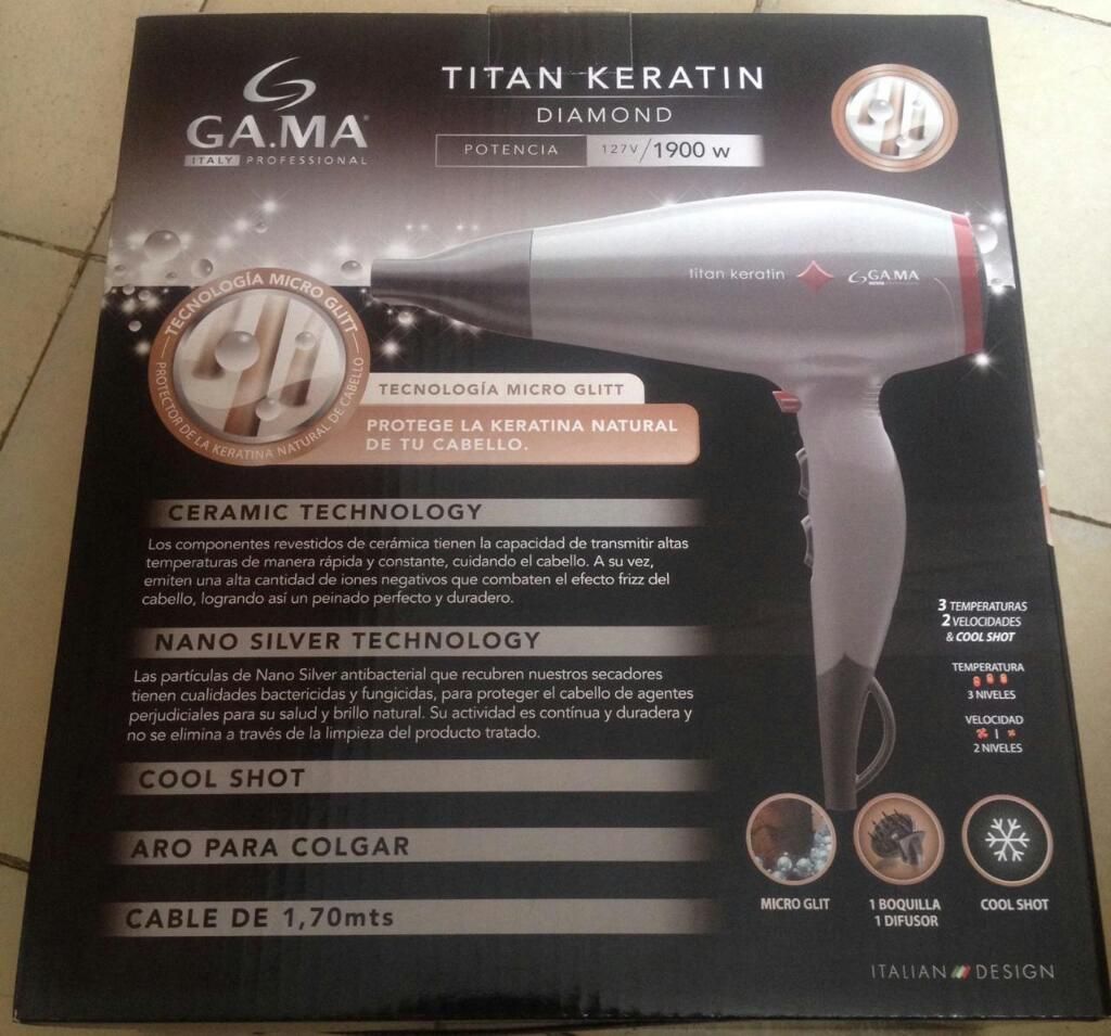 Secador Diamond Titan Keratin (nuevo)