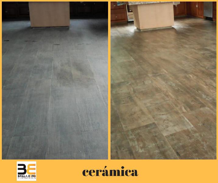 lavado de cerámica, pizarra y porcelanato