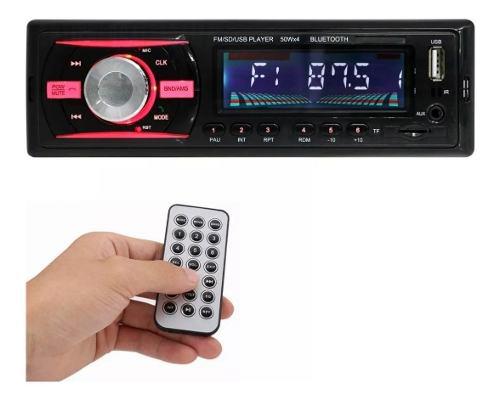 Radio Para Carro Bluetooth Usb Micro Sd Auxiliar 3.5mm 50x4