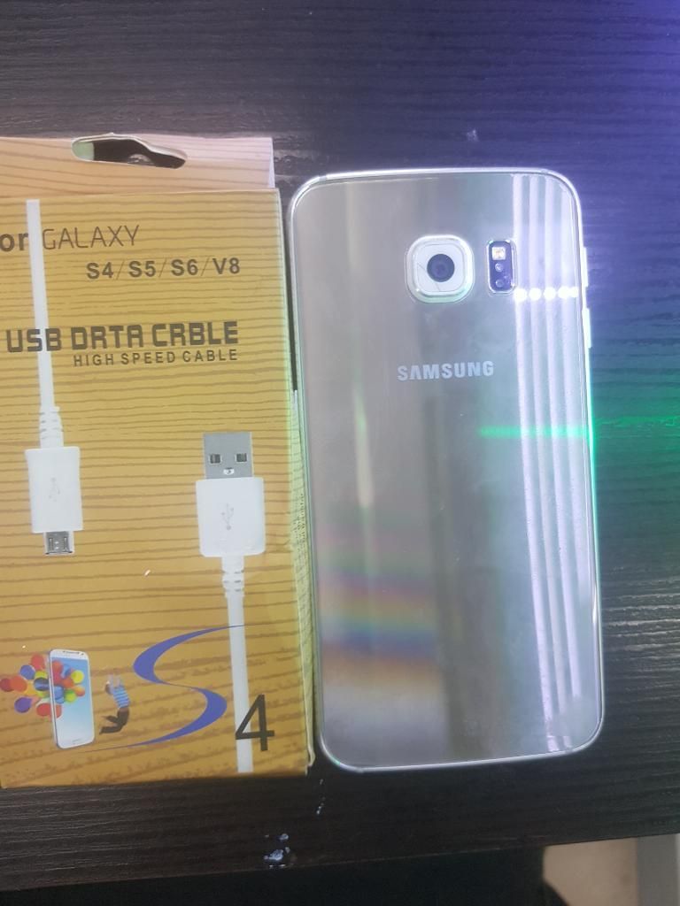 Samsung S6 Edge Usado Tapa Cambiada