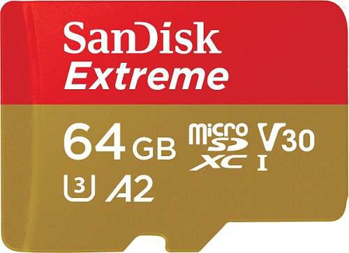 Sandisk Extreme 64gb Micro Sd U3 A2 4k Gopro 2019 Promo