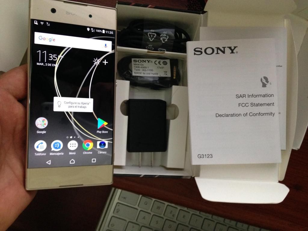 Sony Xperia Xa1 GGb, 3Ram Dorado como nuevo