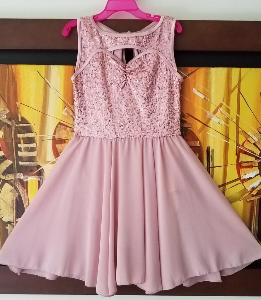 Traje de Baile Vestido Patinaje Talla 10