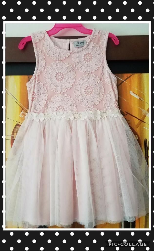 Vestido Formal Elegante Para Niña Talla 4t Ropa Americana