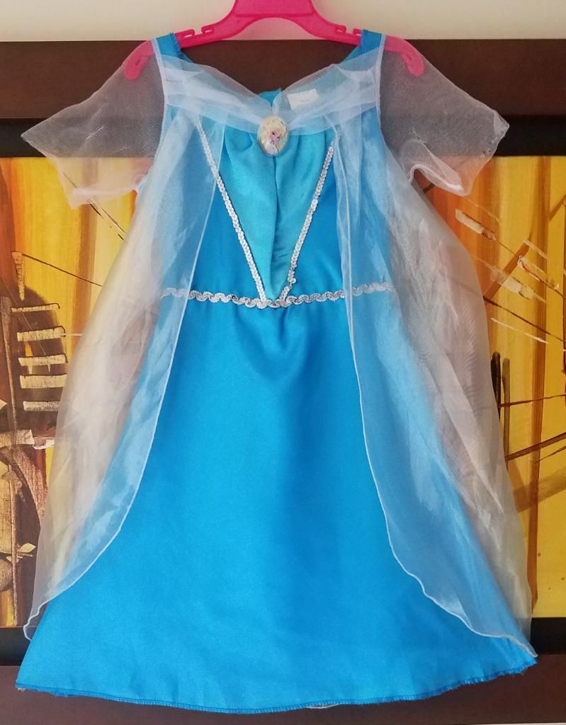 Vestido Frozen Elsa Talla 4 a 5