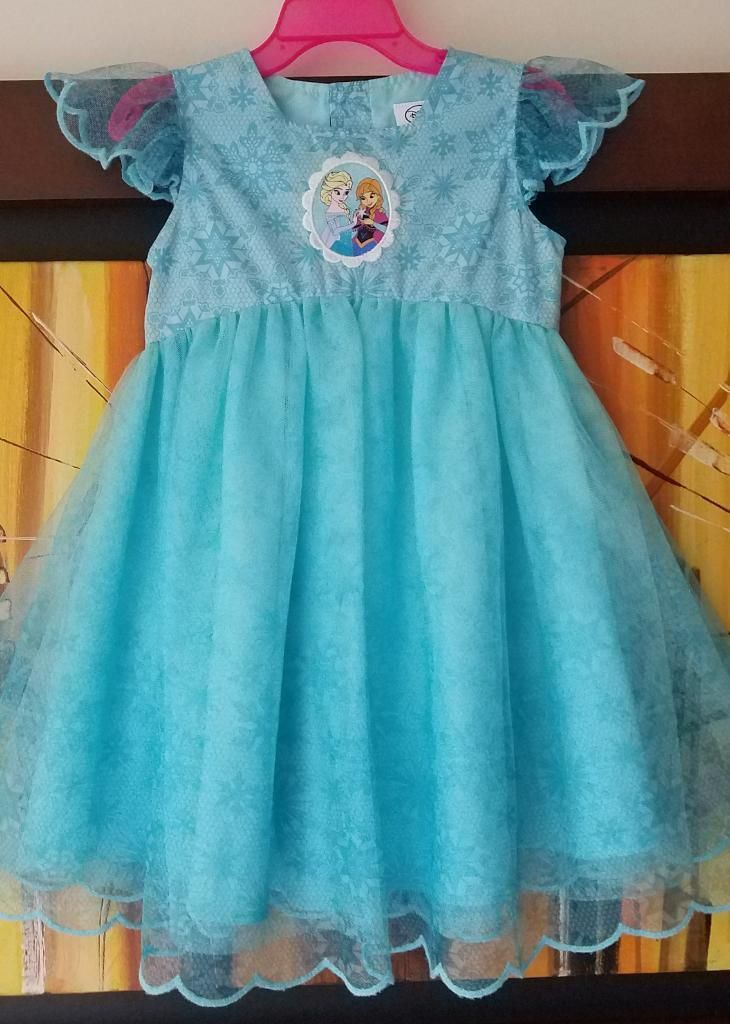 Vestido de Fiesta Frozen Talla 4T Disney Original