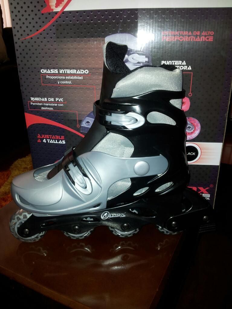 Patines en linea autoajustables.