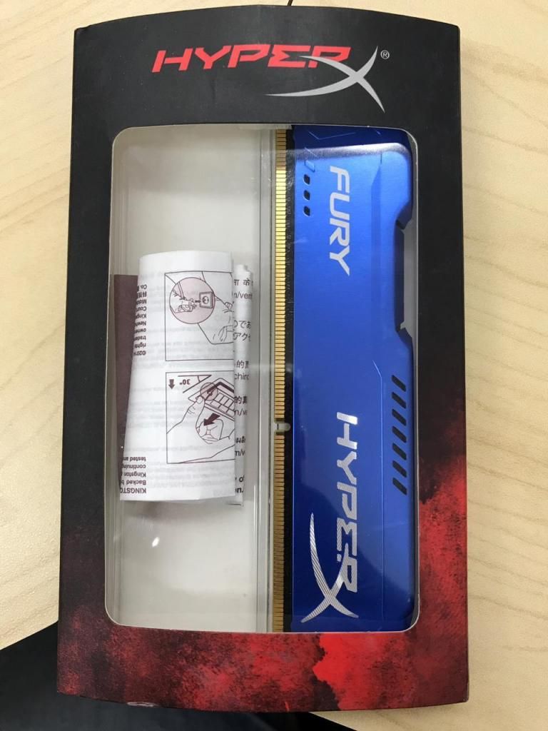 MEMORIA RAM GAMER DDR3 4GB KINSGTONE HYPER X DISIPADA