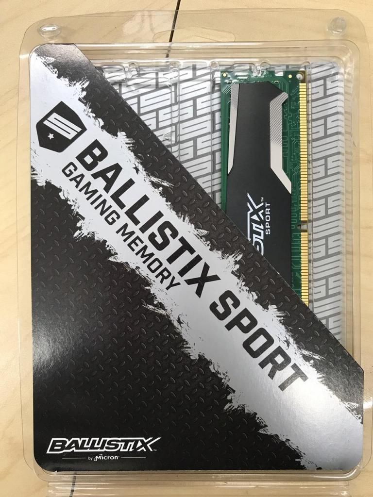 MEMORIA RAM GAMER DDR3 8GB MHZ NUEVA CRUCIAL BALLISTIX