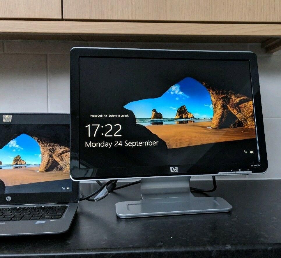 Monitor HP LCD 19 pulgadas usada