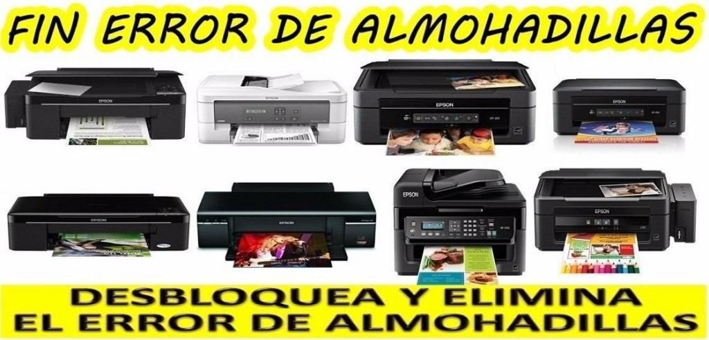 RESTEO IMPRESORAS EPSON POR ERROR DE ALMOHADILLAS