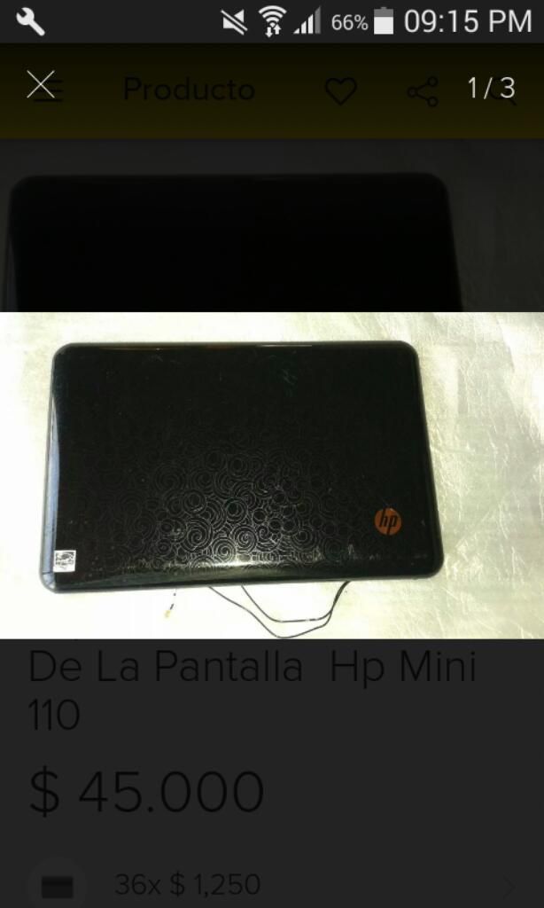 Tapa Trasera Y Frontal Hp Mini 110