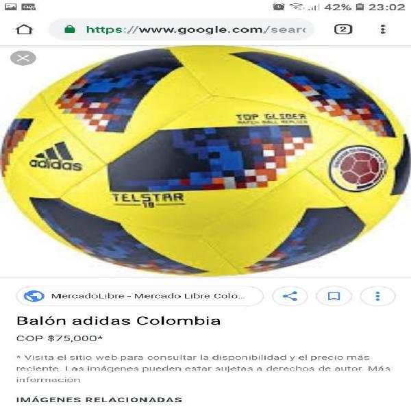 Balon Original Adidas, Selec. Colombia