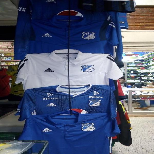 Camiseta Millonarios Hombre Y Mujer