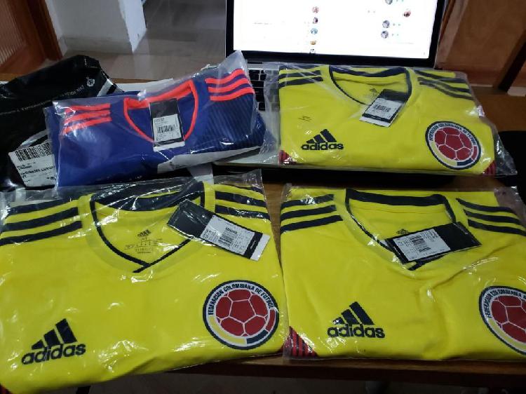 Camiseta ORIGINAL Selección Colombia Talla M Nuevas Manga