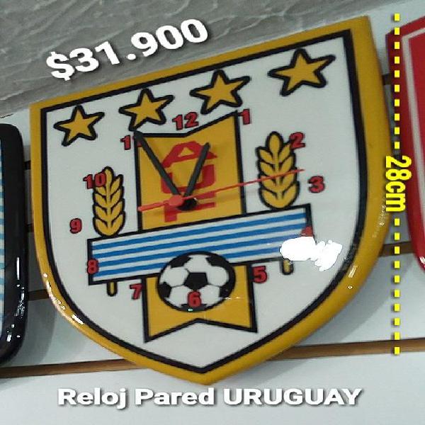 RELOJ DE PARED DE URUGUAY 28CM