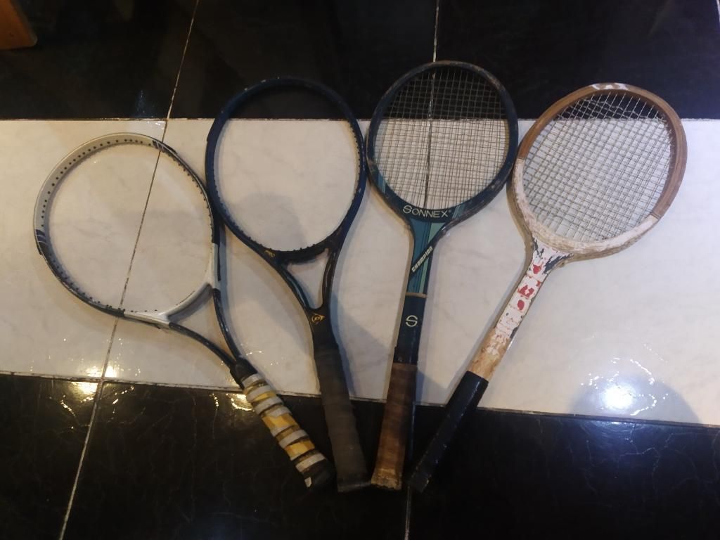 Raquetas para Tenis Madera Y Aluminio