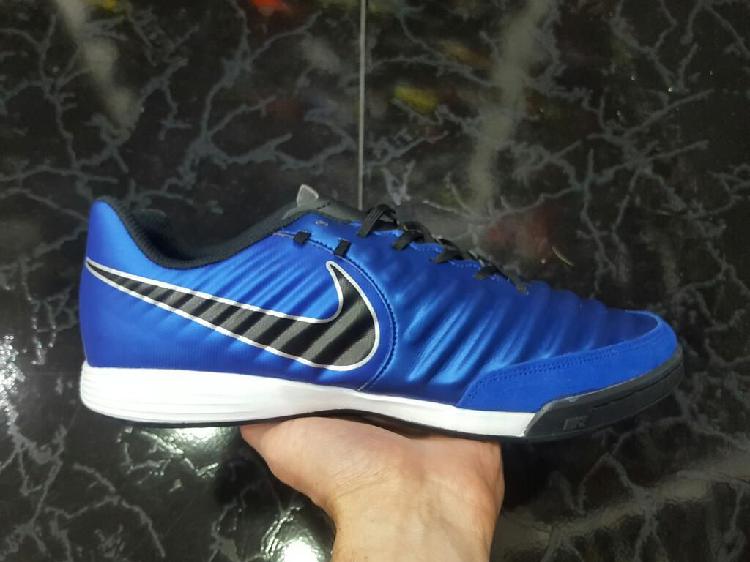 Zapatillas Nike Tiempo Futsal Azul Blue