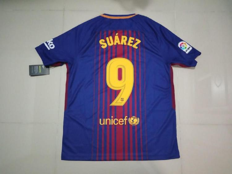 camiseta Luis Suárez, Barcelona 2017/18, nueva