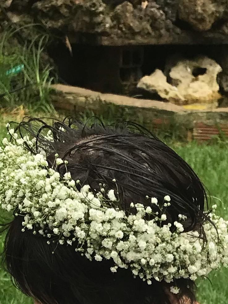 Corona de Flores Naturales