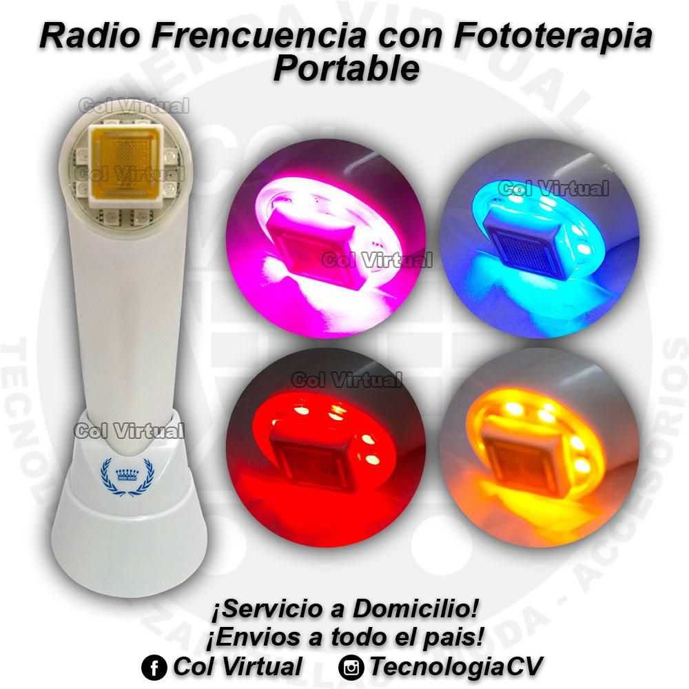 Radio frecuencia con fototerapia portable estetica