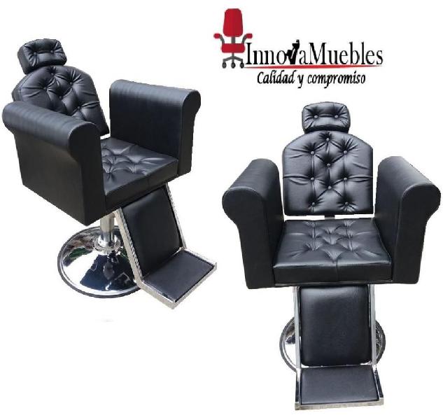 SILLAS DE CORTE BARBERAS NUEVOS DISEÑOS SOMOS FABRICANTES