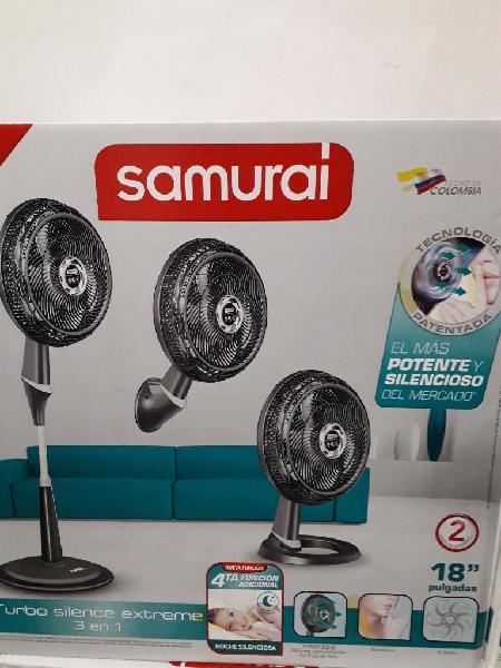 Ventilador Samurai Turbo Silence 3 en 1