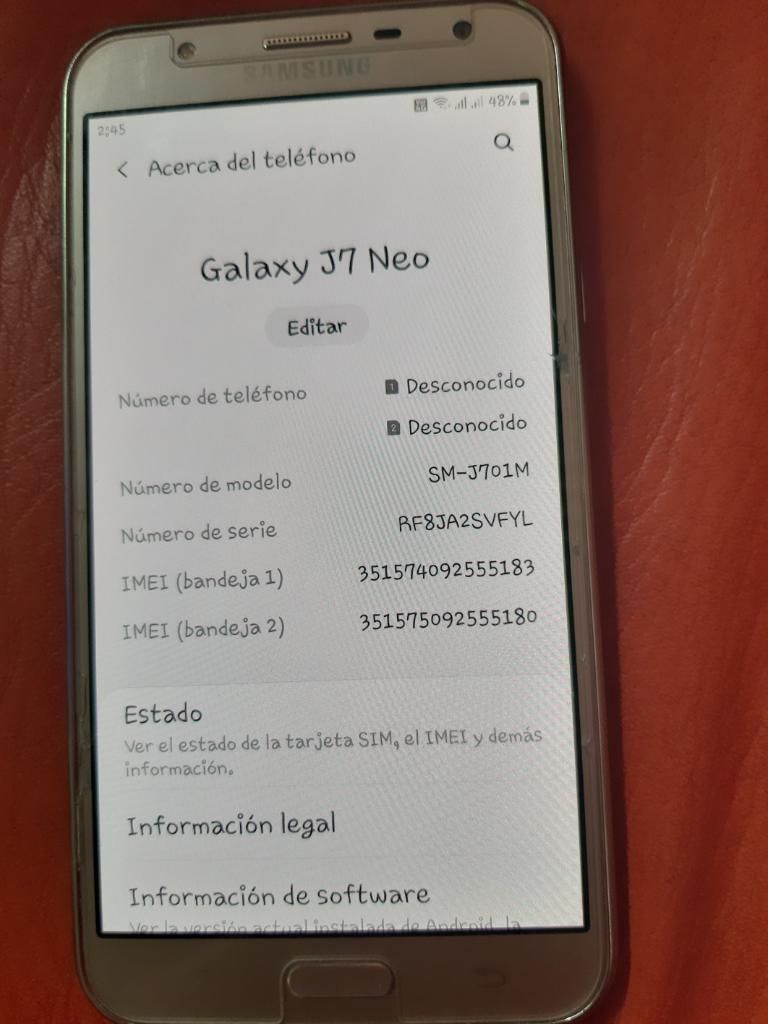 J7 Neo Vendocambio