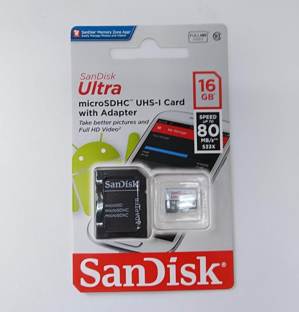 Micro Sd 16gbs Sandisk Original