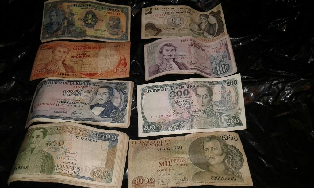 Colección de Billetes Y Monedas