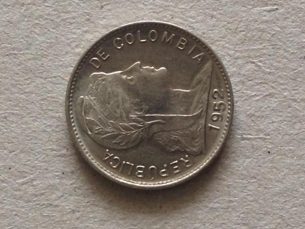 Moneda Colombiana 1 Centavo 