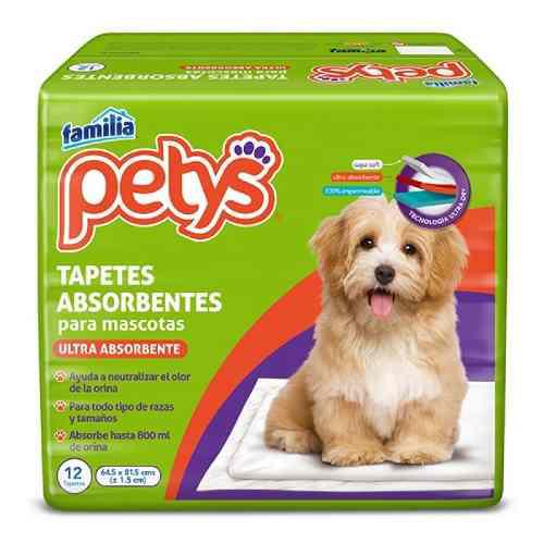 Tapetes Absorbentes Petys 12 Unidades
