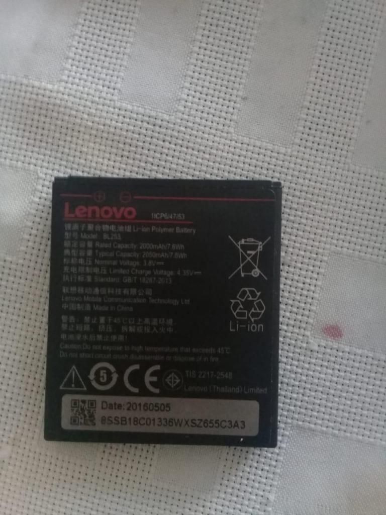 Batera celular Lenovo a original perfecto estado